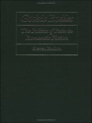 cover image of Gothic Bodies
